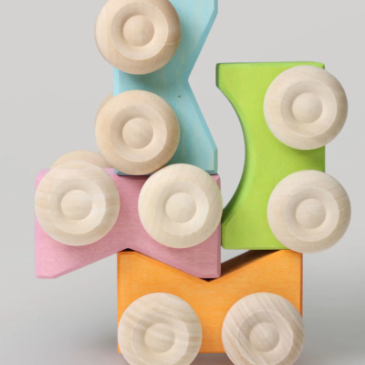 Carro empilhável azul| Grimm's Carro empilhável azul| Grimm's