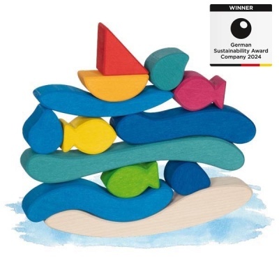 Vida no Mar Jogo de Empilhar | Goki