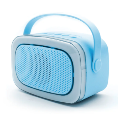 2 Microfones e Coluna Azul com LED | Lalarma 2 Microfones e Coluna Azul com LED | Lalarma