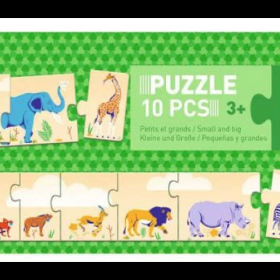 Puzzle Animais Grandes e Pequenos | Djeco