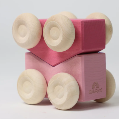 Carro empilhável rosa| Grimm's Carro empilhável rosa| Grimm's