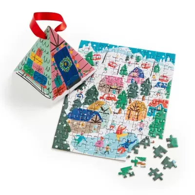 Cabana Alpina | Ornamento Puzzle 130 Peças