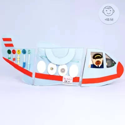 Avião de Viagem | Livro Sensorial | Quiet Book