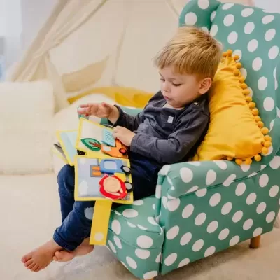 Escavadora | Livro Sensorial | Quiet Book