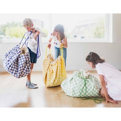 Vichy Lilás Tapete de Atividade Reversível | Saco Play & Go Vichy Lilás Tapete de Atividade Reversível | Saco Play & Go