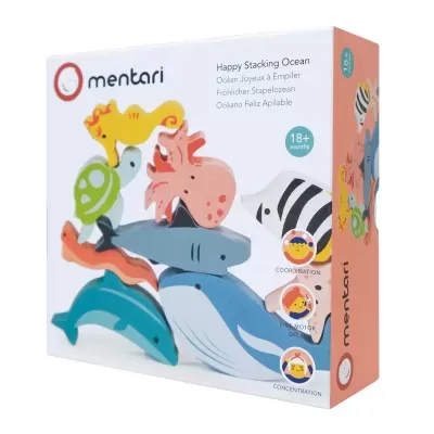 Animais Marinhos de Empilhar | Mentari Toys