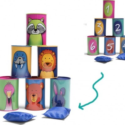 Jogo das Latas | Versão Animais | BS Toys