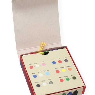 6 Lápis de Cera de Arroz Nature | Kitpas Médio