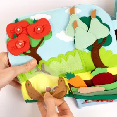 Ao Ar Livre Livro Sensorial | Quiet Book Ao Ar Livre Livro Sensorial | Quiet Book