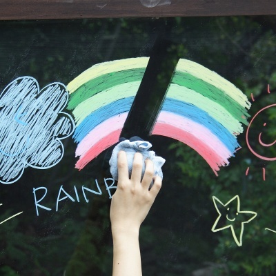 6 Lápis de Cera de Arroz Nature | Kitpas Médio