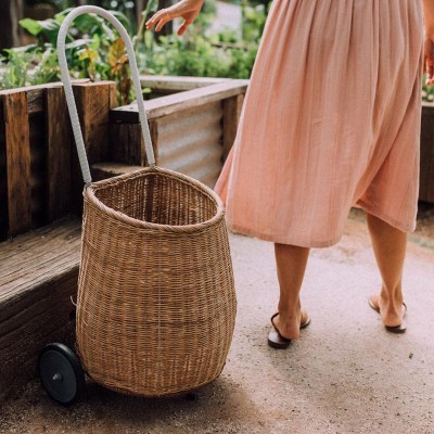 Carrinho de Rattan Várias Opções - Olli Ella