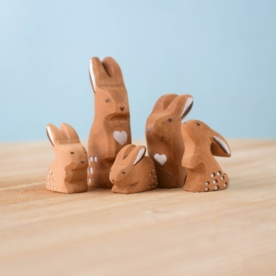 Família de Coelhos | Bumbu Toys Família de Coelhos | Bumbu Toys
