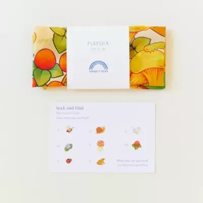 Seda Cogumelos | Procura e Descobre | Sarah's Silks Seda Cogumelos | Procura e Descobre | Sarah's Silks