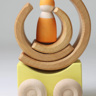 Carro empilhável amarelo | Grimm's