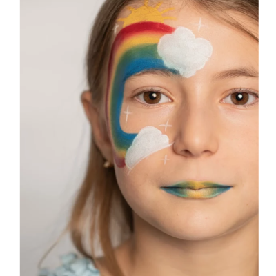 Pintura Facial Arco-Íris | Kit de 6 Cores