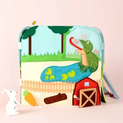 Ao Ar Livre Livro Sensorial | Quiet Book Ao Ar Livre Livro Sensorial | Quiet Book