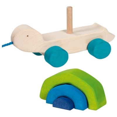 Tartaruga de Puxar 2 em 1