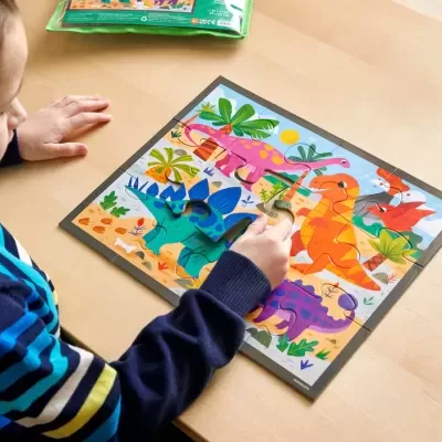 Mighty Dinosaurs | 12 Piece Pouch Puzzle