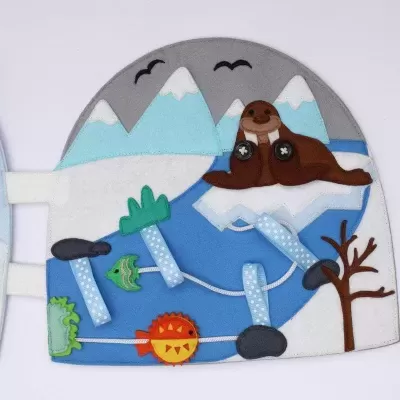 Iglu Viagem | Livro Sensorial | Quiet Book