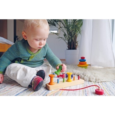 Carrinho de Linha Pequeno para Entrelaçar | Grimm's Carrinho de Linha Pequeno para Entrelaçar | Grimm's