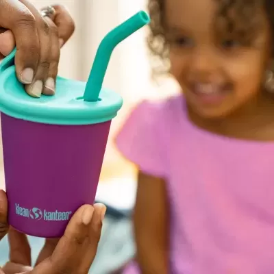 Copo Infantil 295ml + Tampa e Palhinha | Klean Kanteen