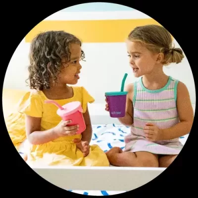 Copo Infantil 295ml + Tampa e Palhinha | Klean Kanteen