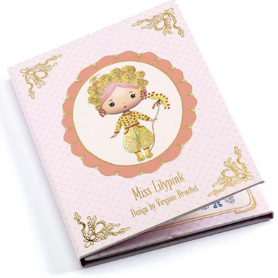 Caderno com Autocolantes Removíveis | Lilypink | Djeco