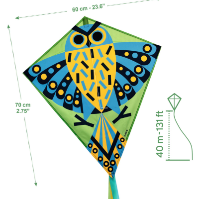 Papagaio com desenho de coruja | Hiboo Papagaio com desenho de coruja | Hiboo