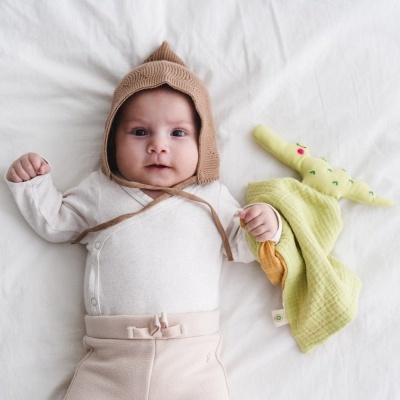 Crocodilo| Doudou Algodão Orgânico