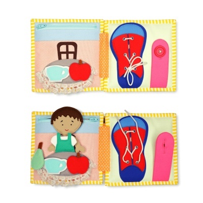 Lar Doce Lar | Livro Sensorial | Quiet Book