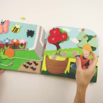 Ao Ar Livre Livro Sensorial | Quiet Book