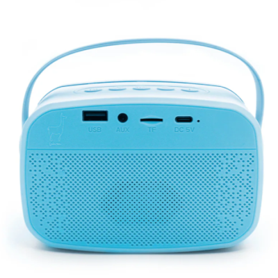 2 Microfones e Coluna Azul com LED | Lalarma 2 Microfones e Coluna Azul com LED | Lalarma