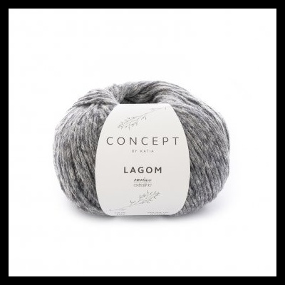 Novelo cinzento de lã com etiqueta branca CONCEPT BY KATIA LAGOM