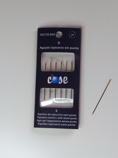 Agulha para bordar Tam 24