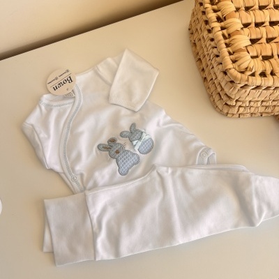 Conjunto Interiores coelhinho azul