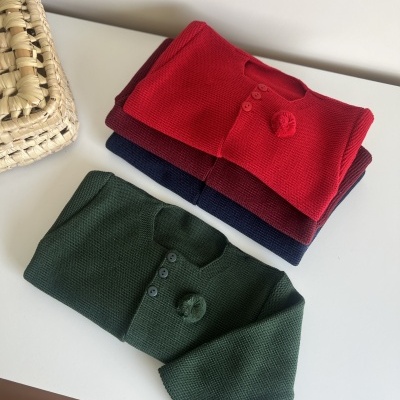 Casaco Malha Pompom - Várias cores