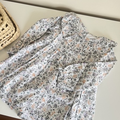 Vestido flores Lavanda