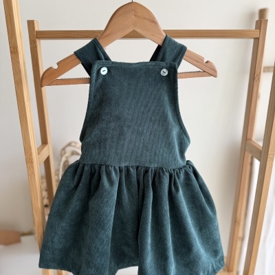 Vestido Bombazina Verde