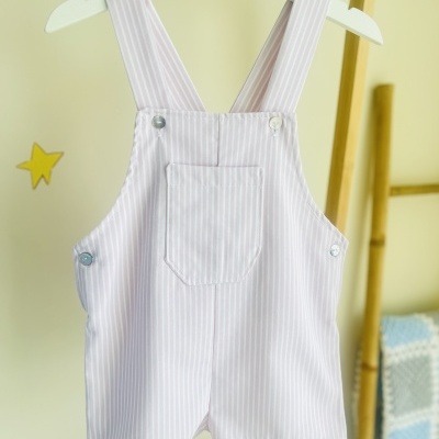 Jardineiras Riscas Rosa