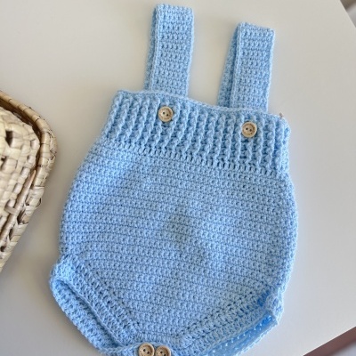 Fofo Alça - Croché Azul bebé