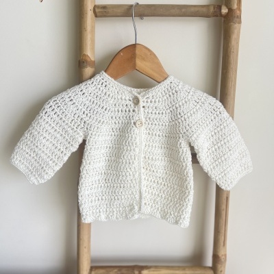 Casaco - Croché Pérola