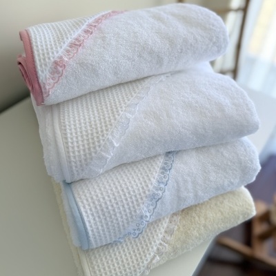 Toalhas de Banho Bordado inglês