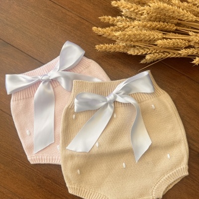 Tapa-Fraldas pipoca e Laço