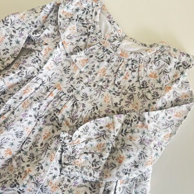 Vestido flores Lavanda