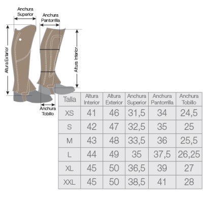 Polainas "Confort Camurça" LEXHIS