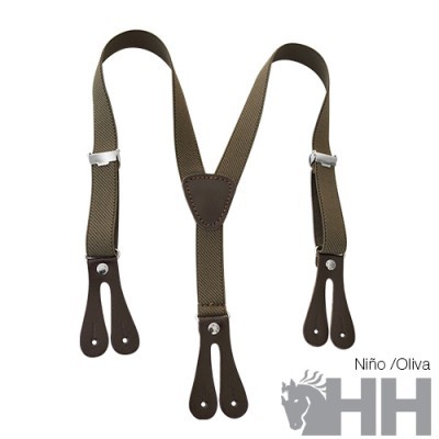 Suspensórios LEXHIS Elástico p/ Botão Liso