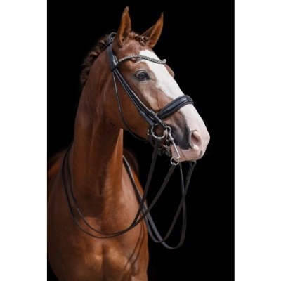 Cabeçada de Freio-bridão HKM "Kate"