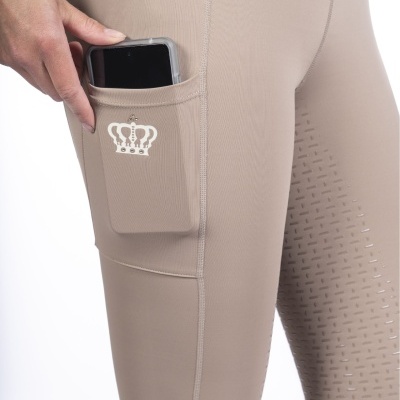 Leggings de Equitação HKM "Lavender Bay Full Seat"