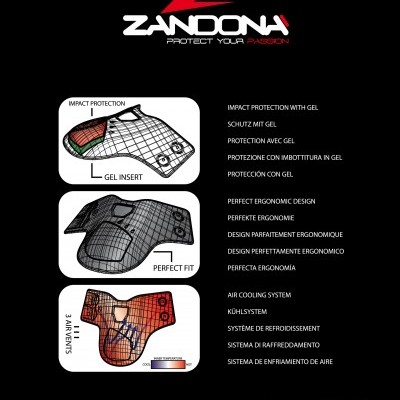 Protectores de Boleto ZANDONÀ Superior Air Velcro