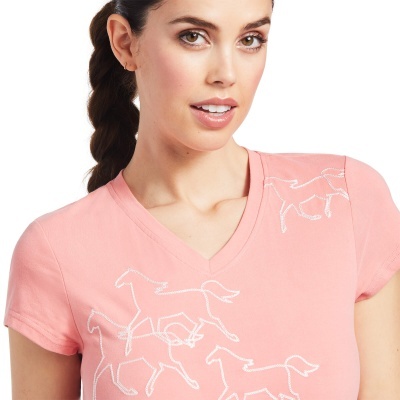 T-Shirt de Senhora ARIAT Trot Line